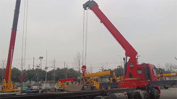 رافعة مثبتة على شاحنة 16 طن، SST16S5